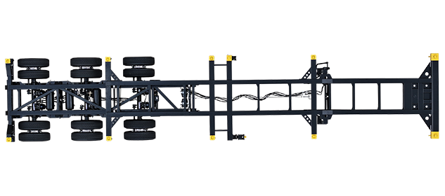 Sơ mi rơ moóc xương 20'/40' kết hợp 3 trục6