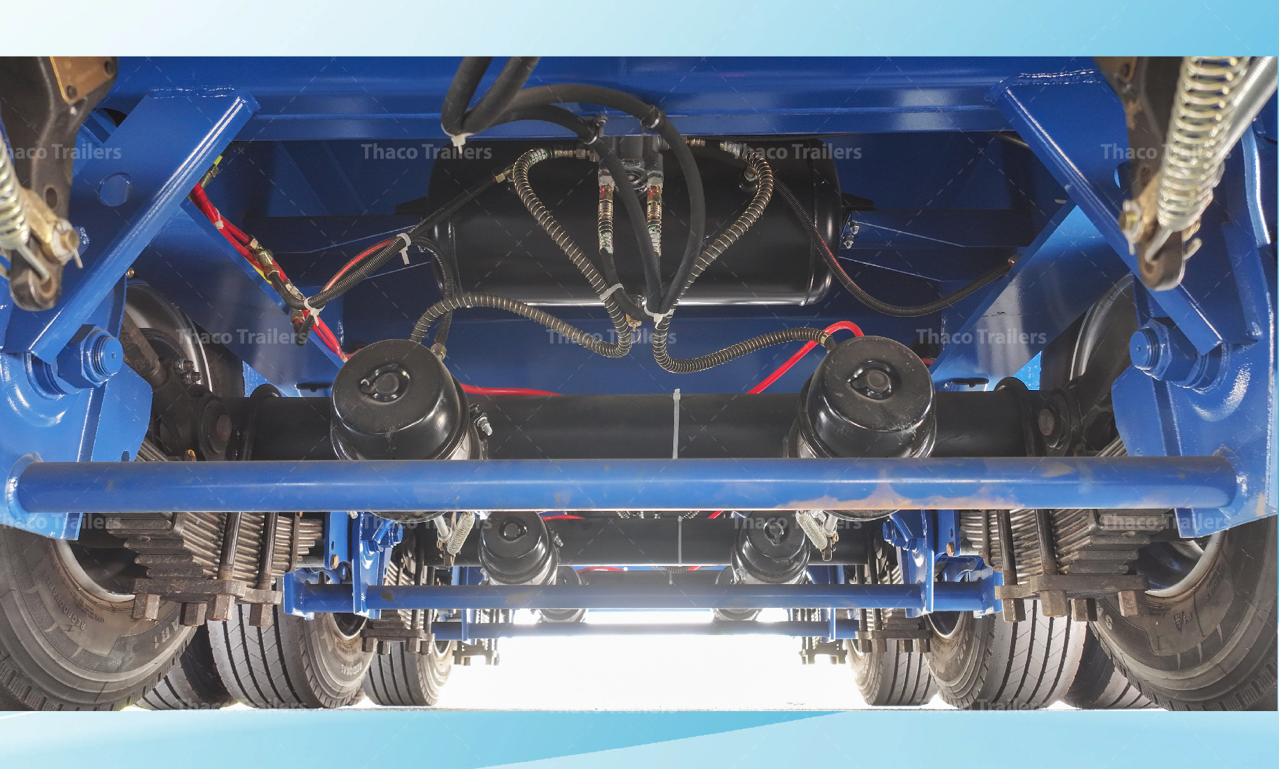 Hệ thống trục Fuwa được chế tạo từ thép cường lực cao.