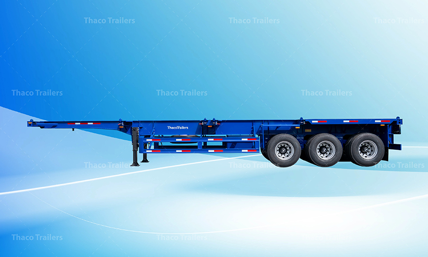 Ứng dụng thực tế của sơ mi rơ mooc xương 40 feet 3 trục 12 khóa Ứng dụng thực tế của sơ mi rơ mooc xương 40 feet 3 trục 12 khóa.