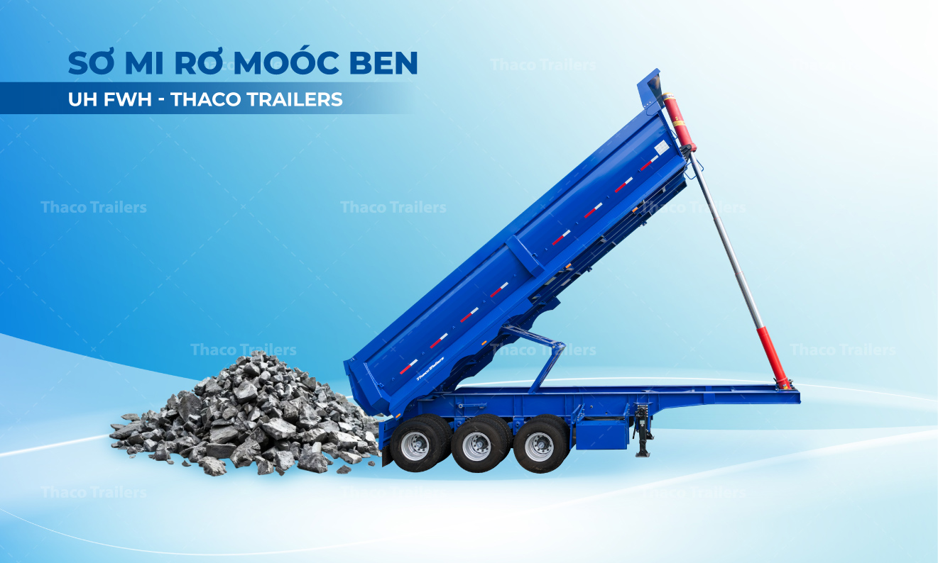 Sơ mi rơ moóc Ben UH – FWH thiết kế cải tiến, hiệu suất vượt trội Sơ mi rơ moóc Ben UH – FWH thiết kế cải tiến, hiệu suất vượt trội