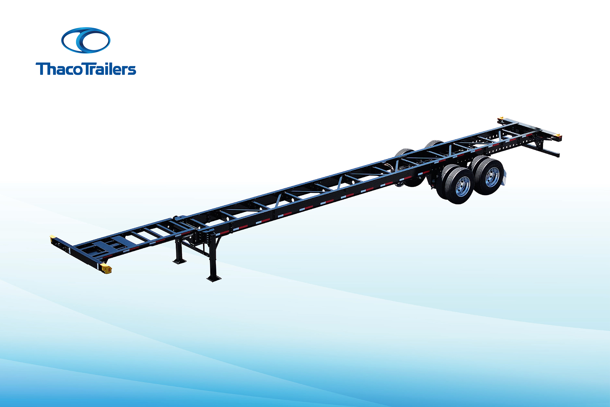 The 53’ gooseneck slider tandem ensures effective and safe heavy-duty transportation