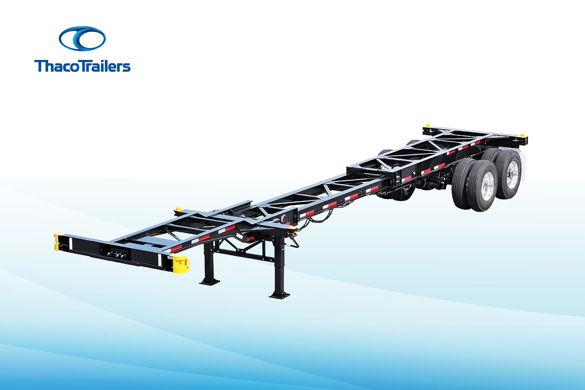 20’/40’ Combo Tridem with ALCOA aluminum wheels enhances aesthetics and transportation efficiency