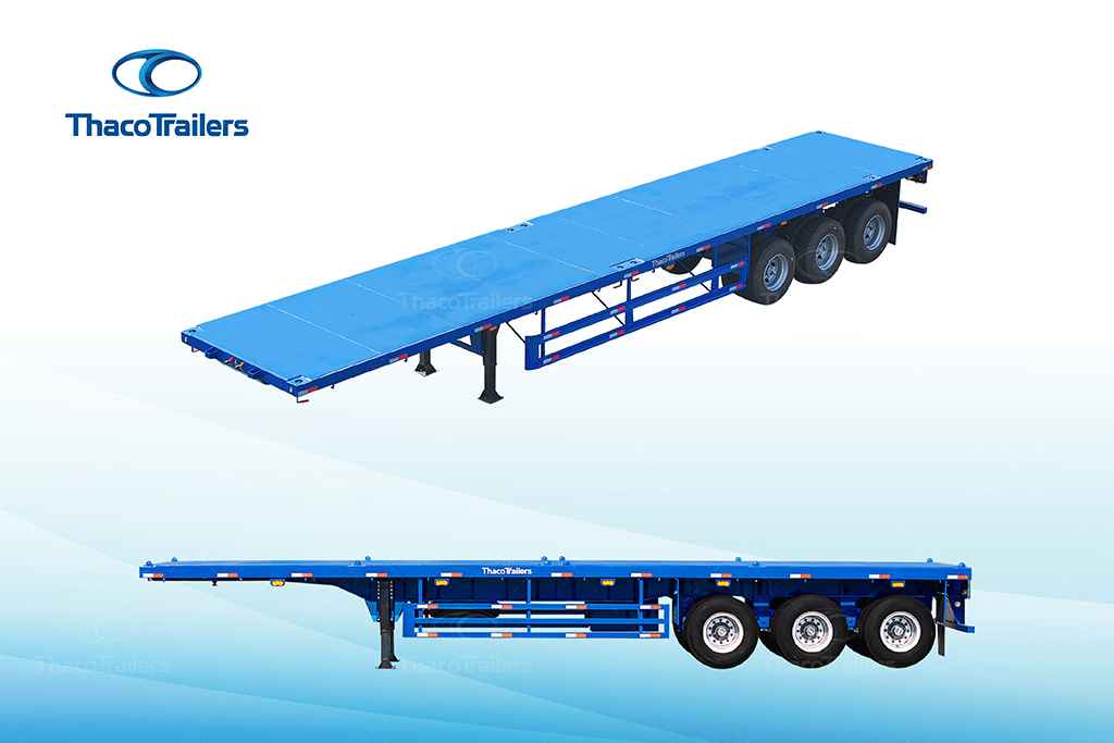 What is a flatbed semi-trailer