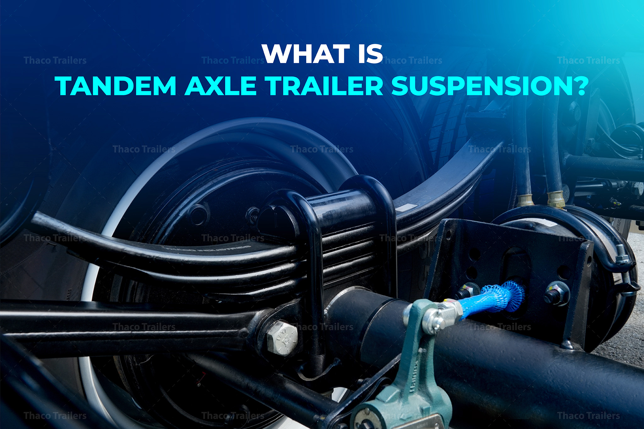 tandem axle trailer suspension 1