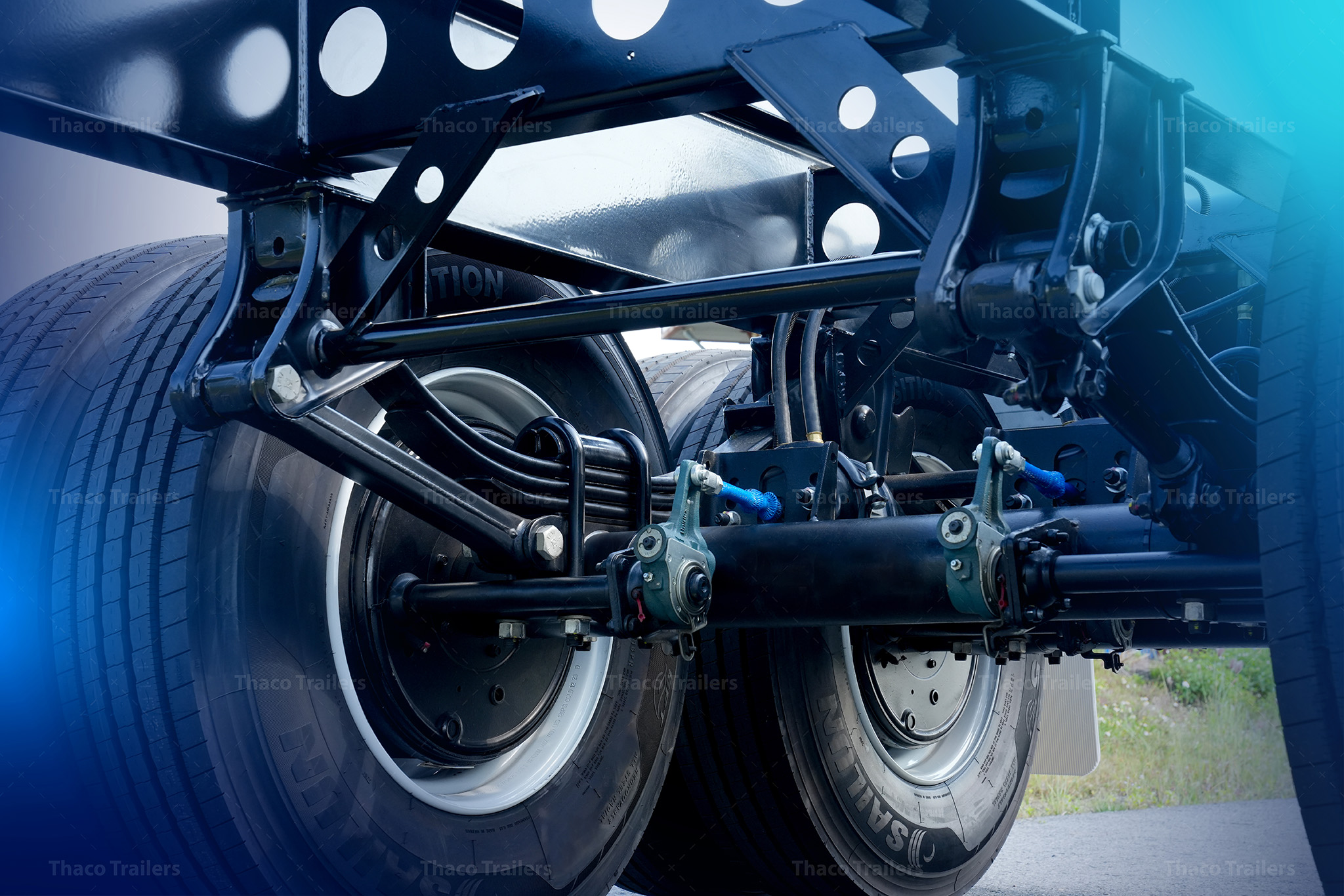 tandem axle trailer suspension 2