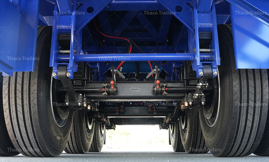 Sơ mi rơ moóc ben UL trang bị trục Fengbao 13 tấn Sơ mi rơ moóc ben UL trang bị trục Fengbao 13 tấn