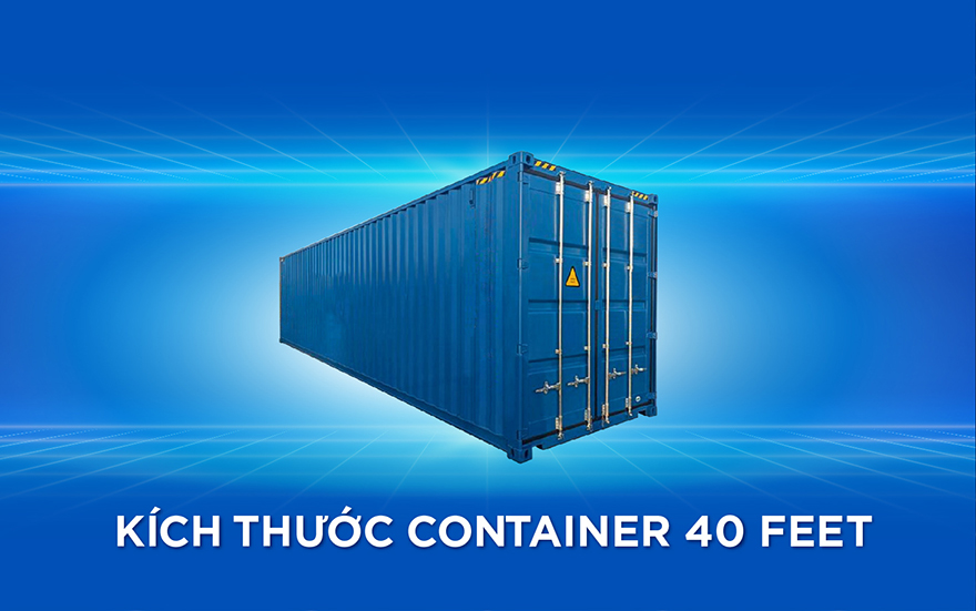 Kích thước cont 40 ft theo tiêu chuẩn