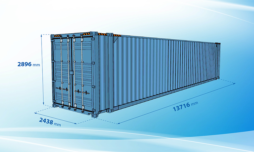 Kích thước thùng container tiêu chuẩn quốc tế ISO