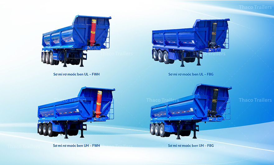 Thaco Trailers cung cấp 4 dòng sơ mi rơ mooc ben chủ lực, phục vụ đa dạng nhu cầu vận chuyển Thaco Trailers cung cấp 4 dòng sơ mi rơ mooc ben chủ lực, phục vụ đa dạng nhu cầu vận chuyển