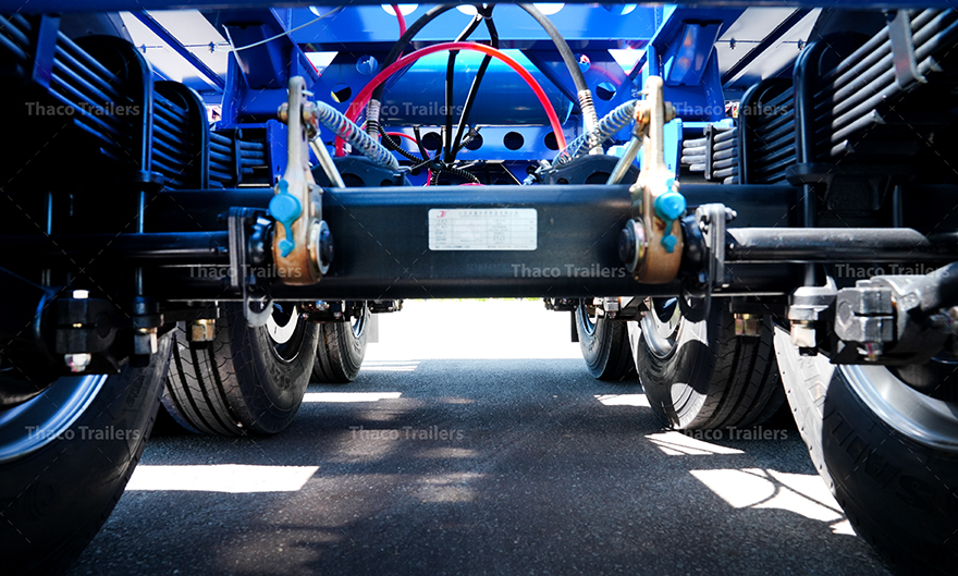 Hệ thống phanh hơi Locke kết hợp van chia Wabco kiểm soát lực phanh chính xác Hệ thống phanh hơi Locke kết hợp van chia Wabco kiểm soát lực phanh chính xác