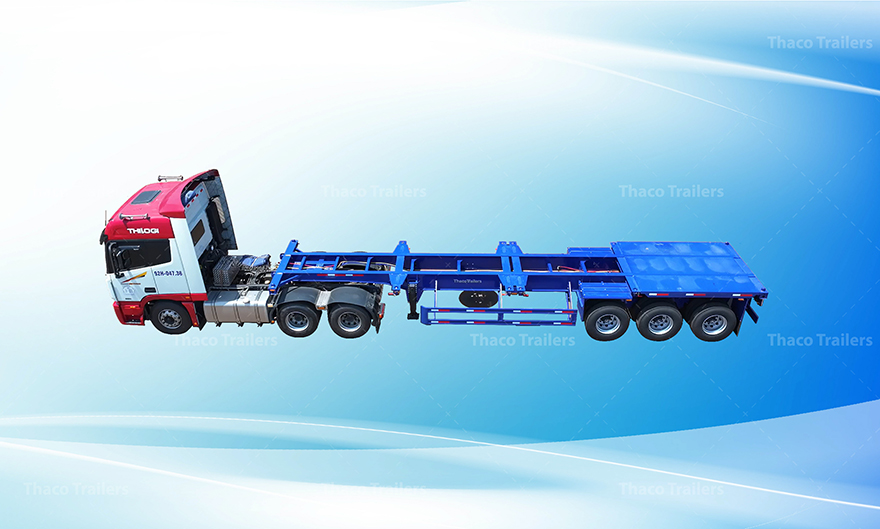 Xe đầu kéo được ứng dụng rộng rãi trong vận tải container và hàng nặng Xe đầu kéo được ứng dụng rộng rãi trong vận tải container và hàng nặng.