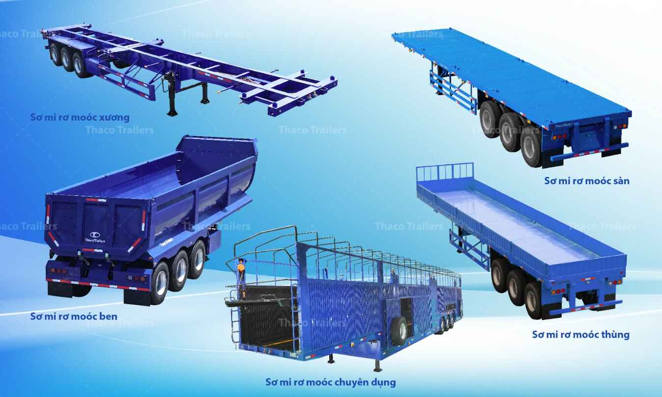 Sử dụng sơ mi rơ moóc đạt chuẩn tải trọng trục để hạn chế rủi ro vi phạm